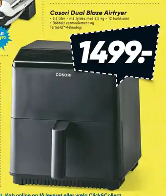 Bilka Cosori Dual Blaze Airfryer tilbud