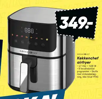 Bilka Køkkenchef airfryer tilbud