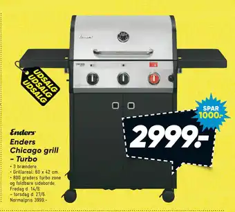 Bilka Enders Chicago grill - Turbo tilbud