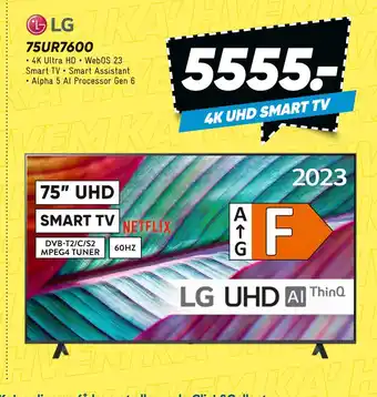 Bilka LG 75UR7600 tilbud