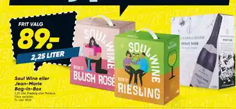 Bilka Soul Wine eller Jean-Marie Bag-in-Box tilbud