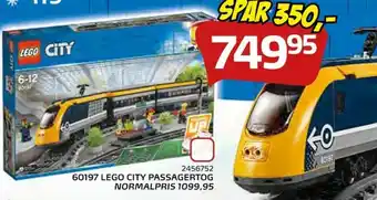 Legekæden Lego City Passagertog tilbud