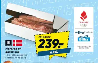 Bilka Mørbrad af dansk gris tilbud