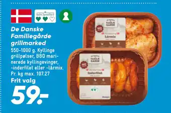 Bilka De Danske Familiegårde grillmarked tilbud