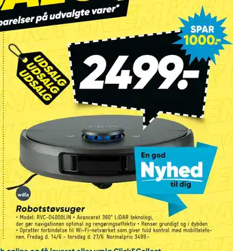 Bilka Robotstøvsuger tilbud