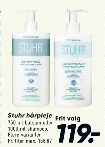 Bilka Stuhr hårpleje tilbud