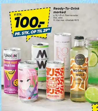 Bilka Ready-To-Drink marked tilbud