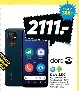 Bilka Doro 8210 tilbud