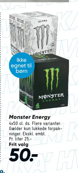 Bilka Monster Energy tilbud