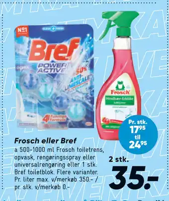 Bilka Frosch eller Bref tilbud