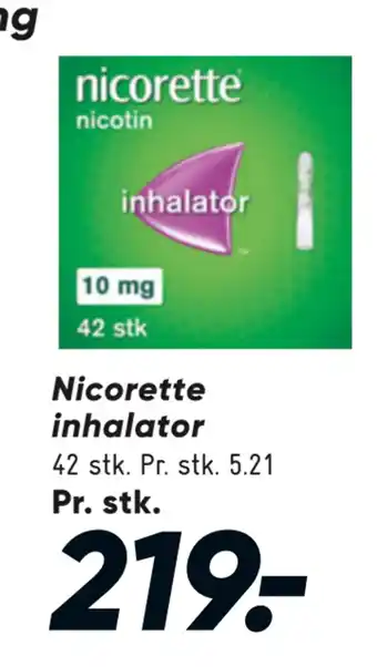 Nicorette inhalator