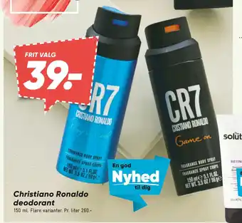 Bilka Christiano Ronaldo deodorant tilbud