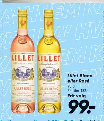 Bilka Lillet Blanc eller Rosé tilbud