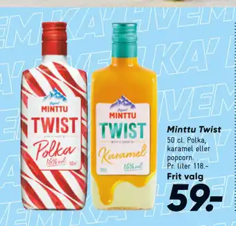 Bilka Minttu Twist tilbud