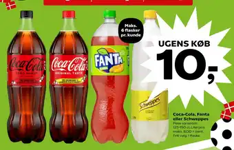 SuperBrugsen Coca-Cola, Fanta eller Schweppes tilbud