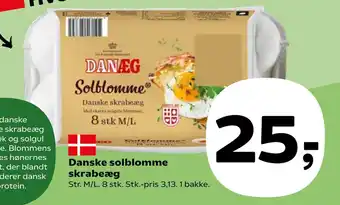 SuperBrugsen Danske solblomme skrabeæg tilbud