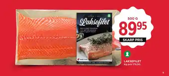 MENY LAKSEFILET tilbud