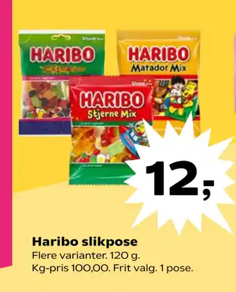 Kvickly Haribo slikpose tilbud