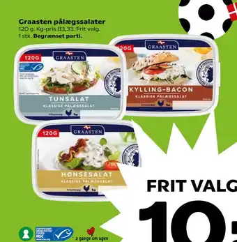 Kvickly Graasten pålægssalater tilbud