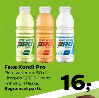 Kvickly Faxe Kondi Pro tilbud