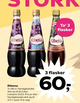Kvickly Ribena tilbud