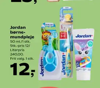 Kvickly Jordan børne mundpleje tilbud