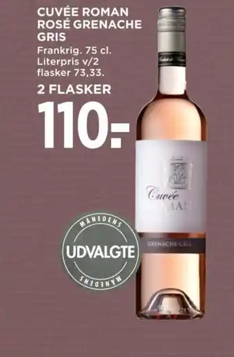 MENY CUVÉE ROMAN ROSÉ GRENACHE GRIS tilbud