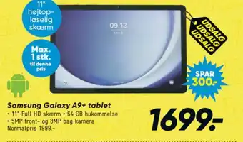 Samsung Galaxy A9+ tablet