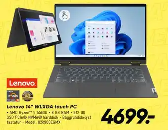 Bilka Lenovo 14" WUXGA touch PC tilbud