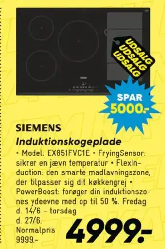 Bilka Induktionskogeplade tilbud