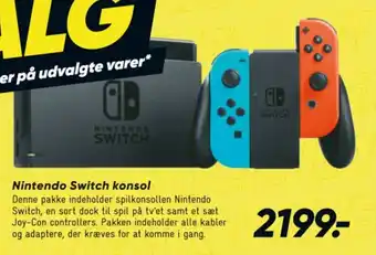 Bilka Nintendo Switch konsol tilbud
