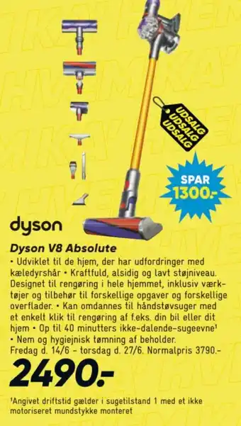 Bilka Dyson V8 Absolute tilbud