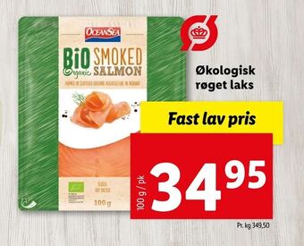 Let-Køb Økologisk røget laks tilbud