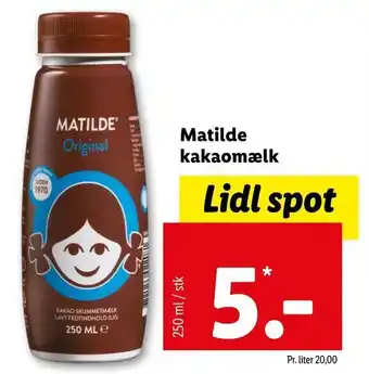 Let-Køb Matilde kakaomælk tilbud