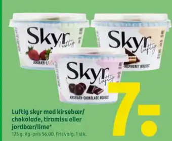 Coop 365 Skyr luftig Tiramisu Inspireret Mousse tilbud