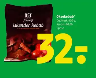 Coop 365 Iskender Kebab tilbud