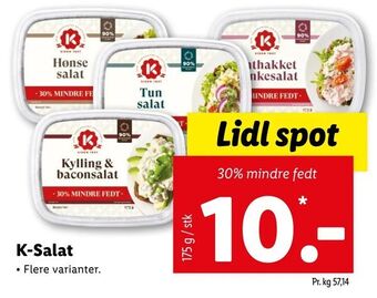 Let-Køb K-Salat tilbud
