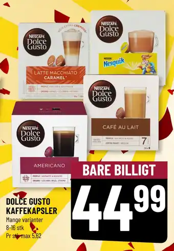 Løvbjerg DOLCE GUSTO KAFFEKAPSLER tilbud