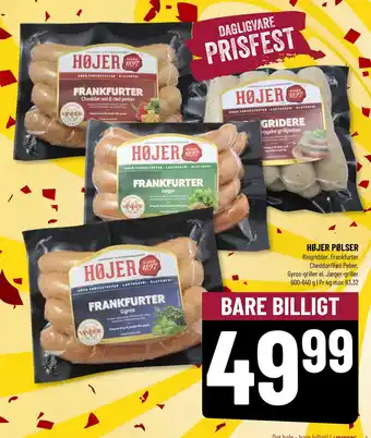 Løvbjerg HØJER PØLSER tilbud