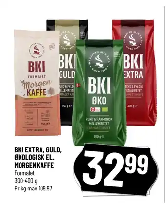 Løvbjerg BKI EXTRA, GULD, ØKOLOGISK EL. MORGENKAFFE tilbud