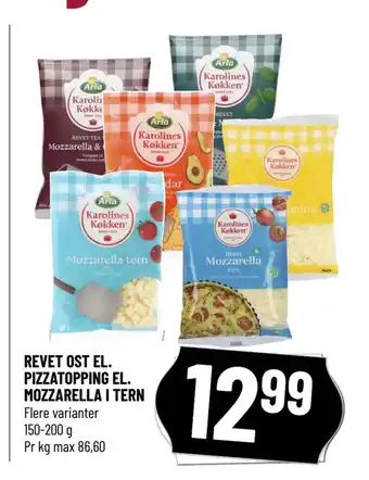 Løvbjerg REVET OST EL. PIZZATOPPING EL. MOZZARELLA I TERN tilbud