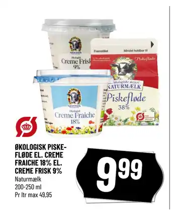 Løvbjerg ØKOLOGISK PISKEFLØDE EL. CREME FRAICHE 18% EL. CREME FRISK 9% tilbud