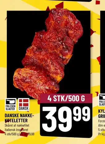 Løvbjerg DANSKE NAKKEKOTELETTER tilbud