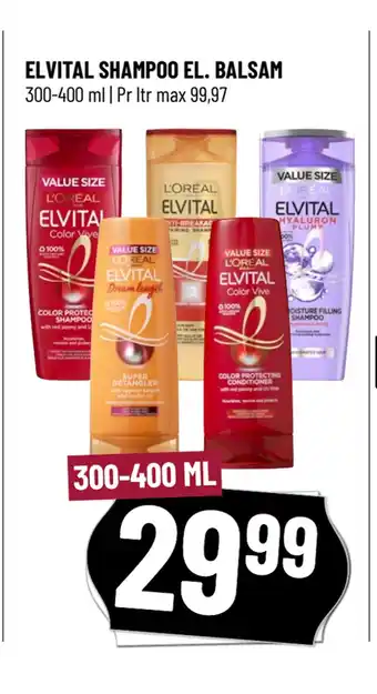 Løvbjerg ELVITAL SHAMPOO EL. BALSAM tilbud