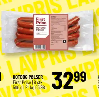 Løvbjerg HOTDOG PØLSER tilbud