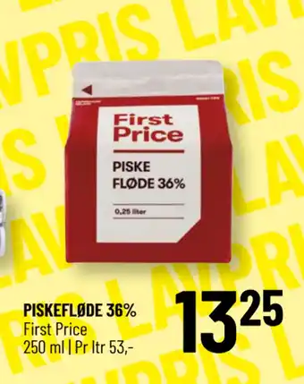 Løvbjerg PISKEFLØDE 36% tilbud