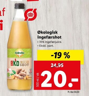 Let-Køb Økologisk ingefærshot tilbud