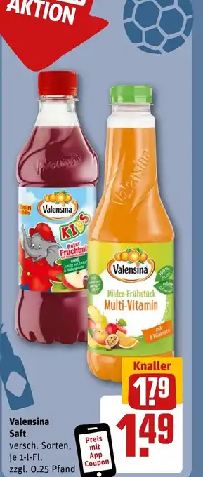 REWE DE Valensina Saft tilbud