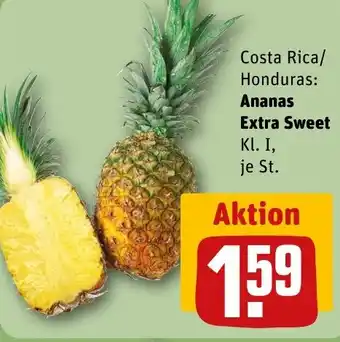 REWE DE Ananas Extra Sweet tilbud