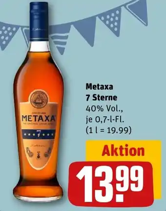 REWE Metaxa 7 Sterne tilbud